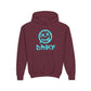 Driky Die Happy -  Blue Brain - Youth Heavy Blend Hoodie