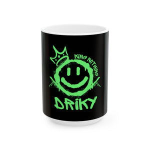 Driky King Nothing - Green Monkey - 11oz Coffee Cup