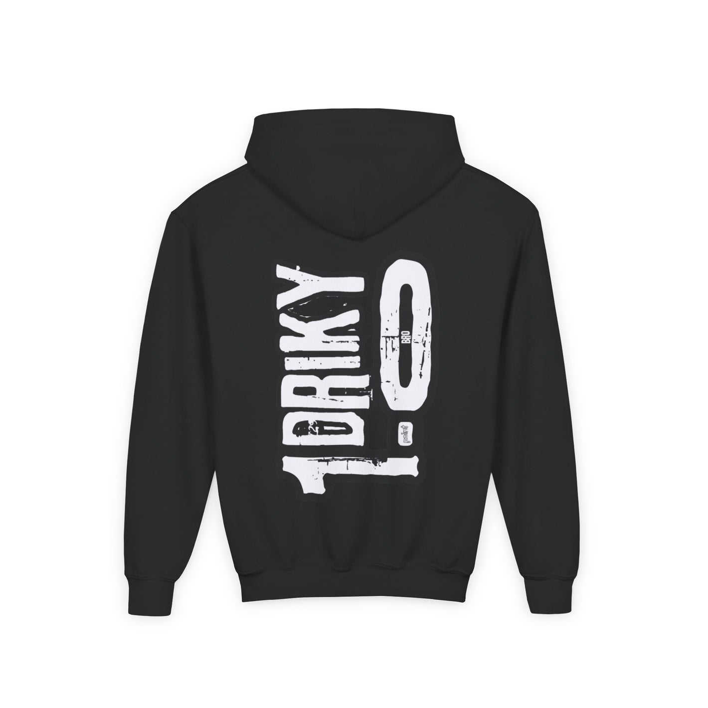 Driky 1 point 0 Bro - OG2 - (Back Print) Youth Heavy Blend Hoodie