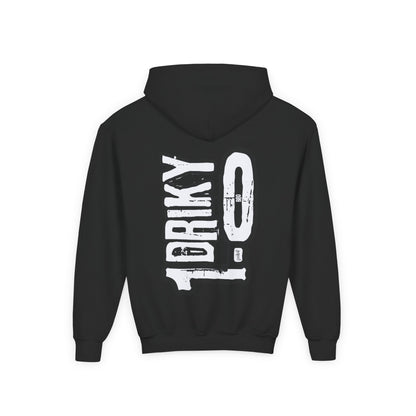 Driky 1 point 0 Bro - OG2 - (Back Print) Youth Heavy Blend Hoodie