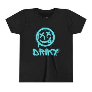 Youth Driky Die Happy - Blue Brain Short Sleeve Tee