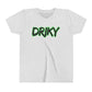 Youth Driky Rough Ryder - Green Monkey Short Sleeve Tee