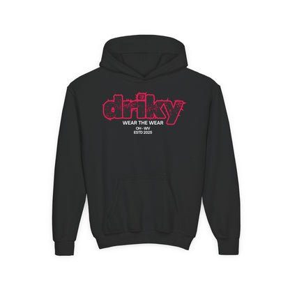 Driky ESTD Wear - Rose Blood - Youth Heavy Blend Hoodie