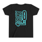 Youth Driky 1 point 0 Bro - - Blue Brain Back Print Short Sleeve Tee