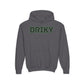 Drikyish - Green Monkey - Youth Heavy Blend Hoodie