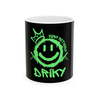 Driky King Nothing - Green Monkey - 11oz Coffee Cup