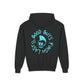 Drikyz Good Guys Finish Last - Blue Brain - (Back Print) Youth Heavy Blend Hoodie