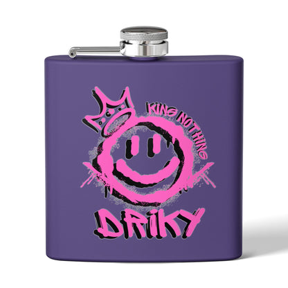Driky King Nothing Stainless Steel Flask - 6oz