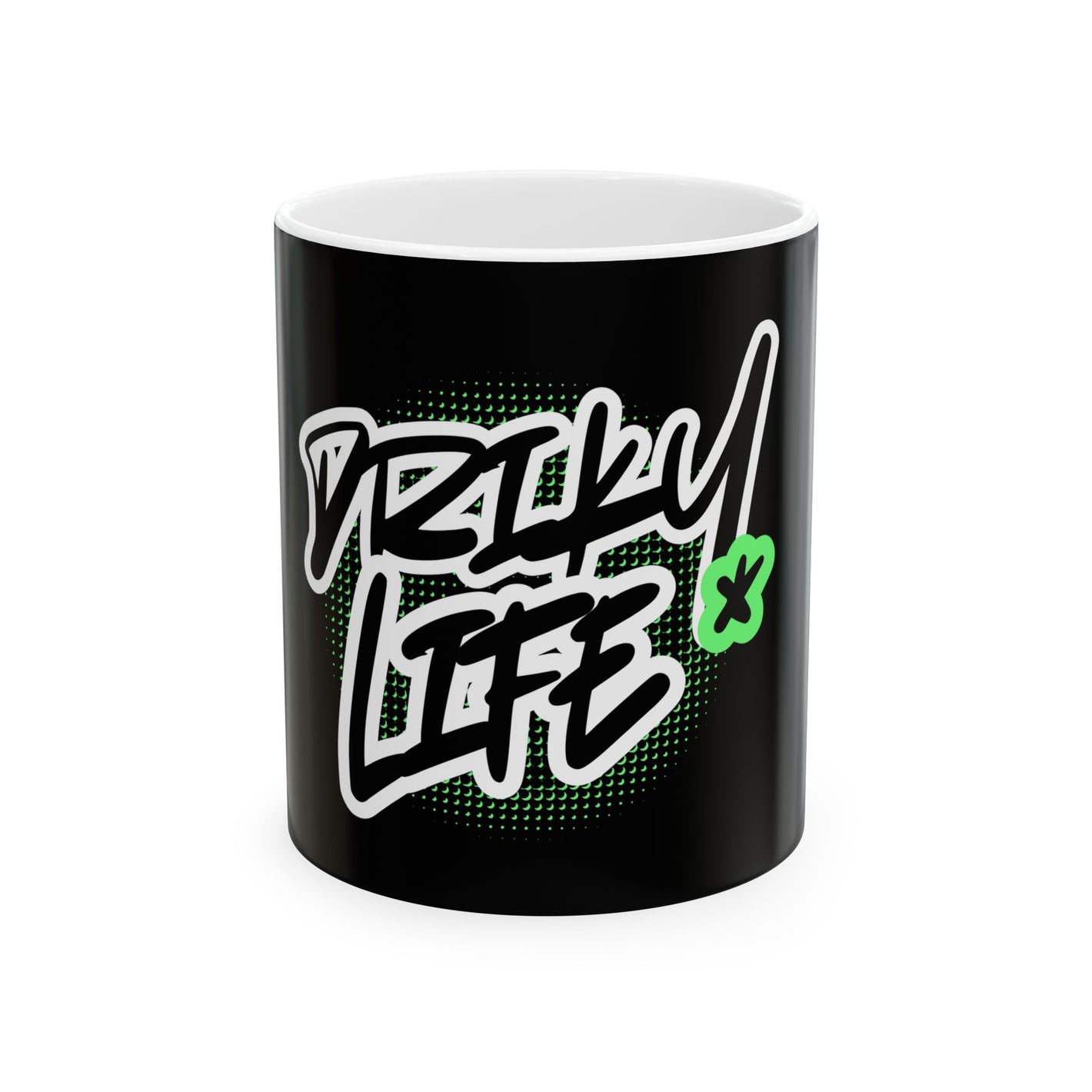 Driky Life - Green Monkey 11oz Coffee Cup