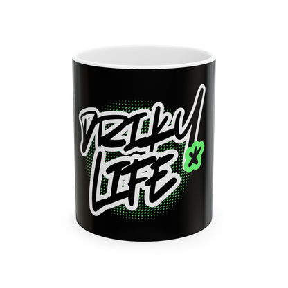 Driky Life - Green Monkey 11oz Coffee Cup