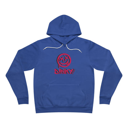 Driky Die Happy - Rose Blood Fleece Pullover Hoodie