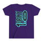 Youth Driky 1 point 0 Bro - - Blue Brain Back Print Short Sleeve Tee