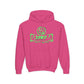 Driky Laugh at the World - Green Monkey - Youth Heavy Blend Hoodie