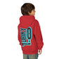 Driky 1 point 0 Bro - Blue Brain - (Back Print) Youth Heavy Blend Hoodie