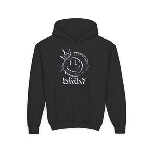 Driky King Nothing - Blackout - Youth Heavy Blend Hoodie