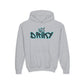 Driky Roy-al - Blue Brain - Youth Heavy Blend Hoodie