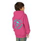 Drikyz Good Guys Finish Last - Blue Brain - (Back Print) Youth Heavy Blend Hoodie