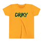 Youth Driky Rough Ryder - Green Monkey Short Sleeve Tee