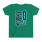 Youth Driky 1 point 0 Bro - - Blue Brain Back Print Short Sleeve Tee