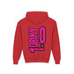 Youth Driky 1 point 0 Bro - Pinkerton Backprint - Heavy Blend Hoodie 16 Colors