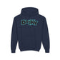 Get Driky - Blue Brain - Youth Heavy Blend Hoodie