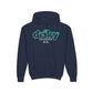 Driky ESTD Wear - Blue Brain - Youth Heavy Blend Hoodie