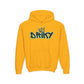 Driky Roy-al - Blue Brain - Youth Heavy Blend Hoodie