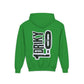 Driky 1 point 0 Bro - OG - (Back Print) Youth Heavy Blend Hoodie