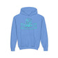 Driky Laugh at the World - Blue Brain - Youth Heavy Blend Hoodie