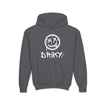 Driky Die Happy - White Night - Youth Heavy Blend Hoodie