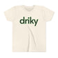 Youth Little Driky - Green Monkey Short Sleeve Tee
