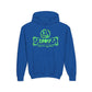 Driky Laugh at the World - Green Monkey - Youth Heavy Blend Hoodie
