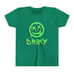 Youth Driky Die Happy - Green Monkey Short Sleeve Tee