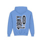 Driky 1 point 0 Bro - OG - (Back Print) Youth Heavy Blend Hoodie