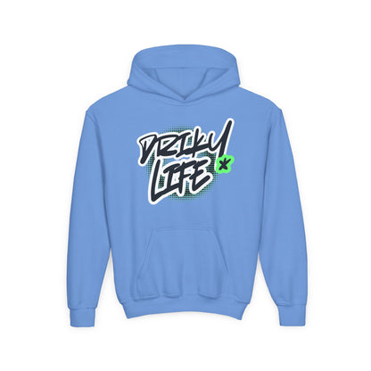 Driky Life - Green Monkey - Youth Heavy Blend Hoodie