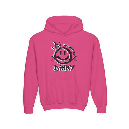 Driky King Nothing - Blackout - Youth Heavy Blend Hoodie