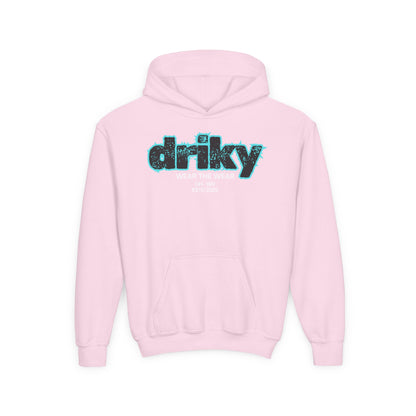 Driky ESTD Wear - Blue Brain - Youth Heavy Blend Hoodie