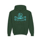 Driky Laugh at the World - Blue Brain - Youth Heavy Blend Hoodie