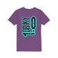 Youth Driky 1 point 0 Bro - - Blue Brain Back Print Short Sleeve Tee