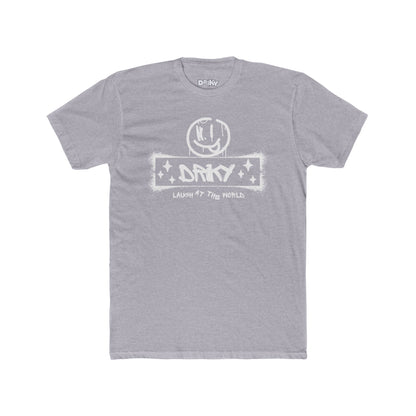 Driky Laugh at the World - Simple Cotton Crew Tee