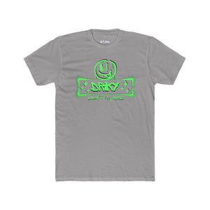 Driky Laugh at the World - Green Monkey Cotton Crew Tee