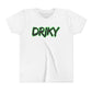 Youth Driky Rough Ryder - Green Monkey Short Sleeve Tee