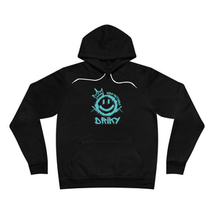 Driky King Nothing - Blue Brain Fleece Pullover Hoodie