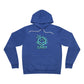 Driky King Nothing - Blue Brain Fleece Pullover Hoodie