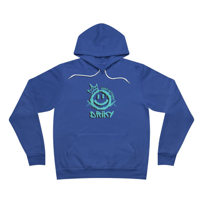 Driky King Nothing - Blue Brain Fleece Pullover Hoodie