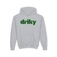 Driky Wear - Green Monkey - Youth Heavy Blend Hoodie