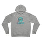 Driky Die Happy - Blue Brain Fleece Pullover Hoodie