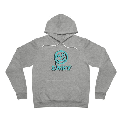 Driky Die Happy - Blue Brain Fleece Pullover Hoodie