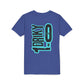 Youth Driky 1 point 0 Bro - - Blue Brain Back Print Short Sleeve Tee