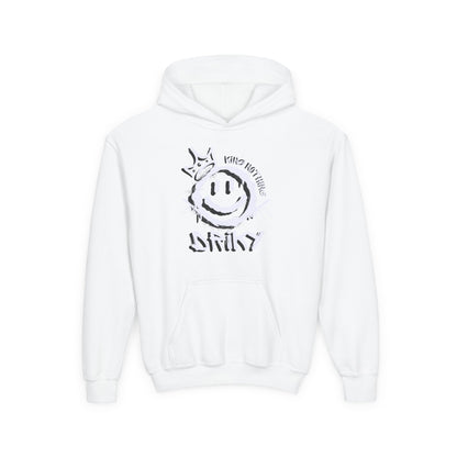 Driky King Nothing - White Night - Youth Heavy Blend Hoodie